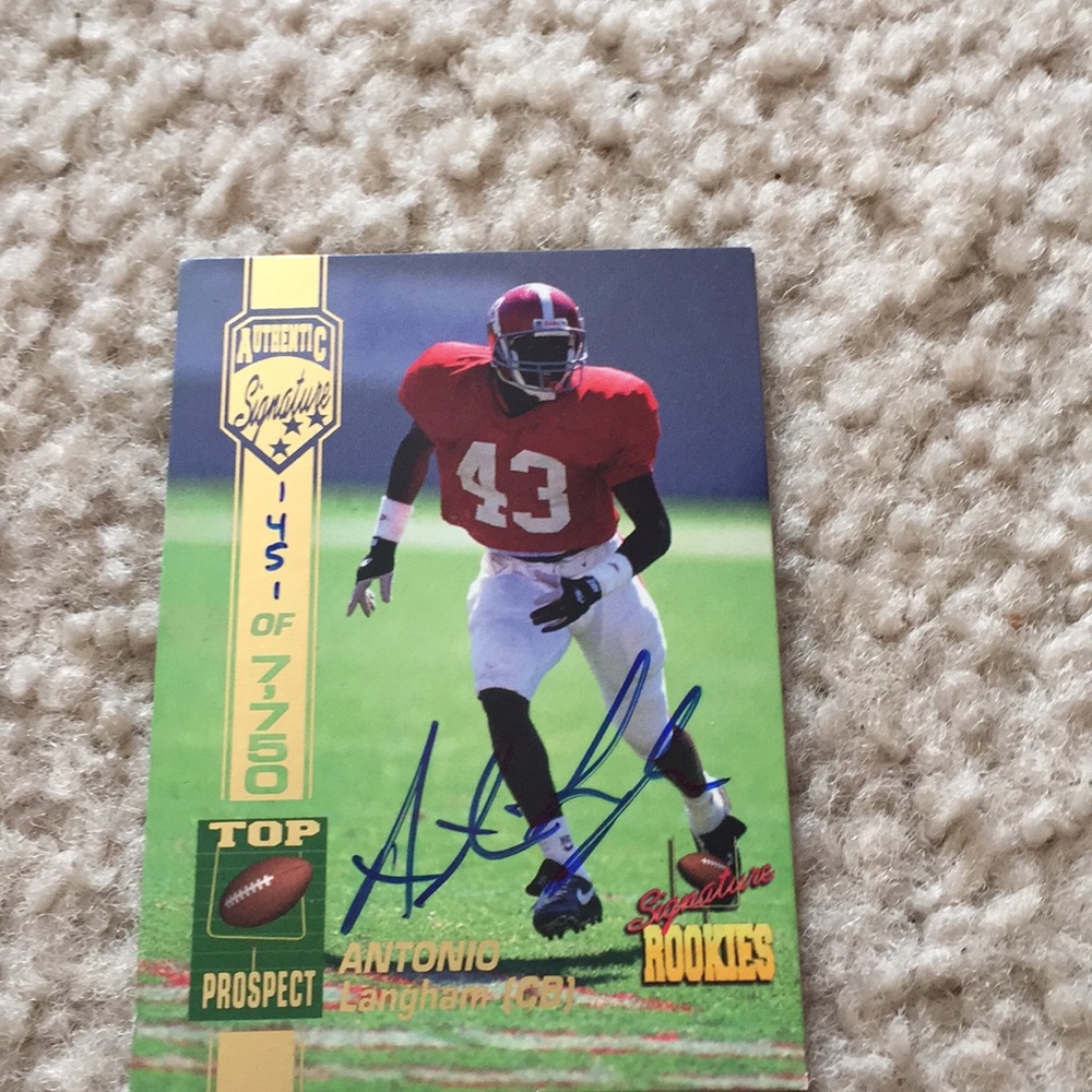 Signed card